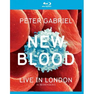 PETER GABRIEL - NEW BLOOD LIVE IN LONDON in 3D (blu-ray)